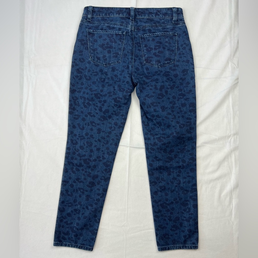 Talbots Alluring Animal Slim Ankle Jeans 2P 2 Petite - Picture 8 of 9